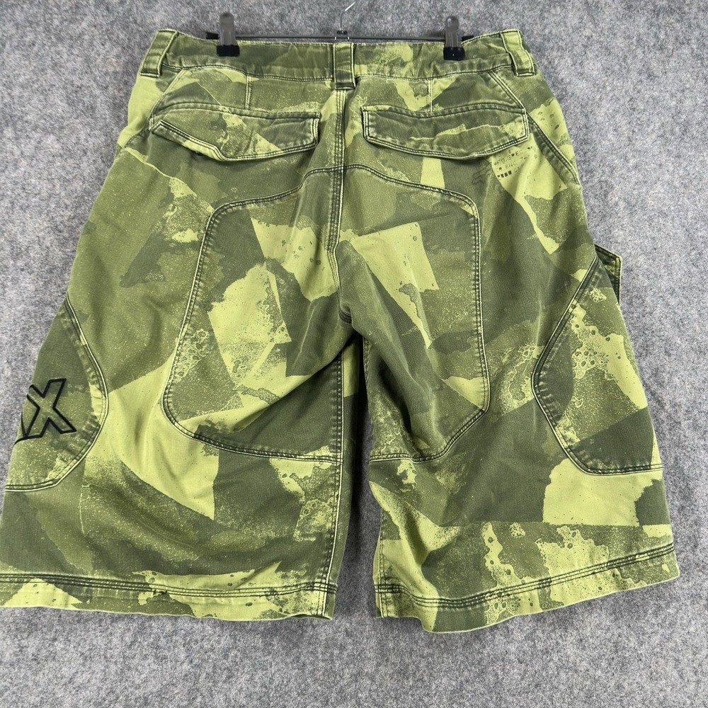 Fox Racing Cargo Shorts Mens 32 Green Camo 12 In Inseam Lined Motorcycle Casual - Picture 9 of 14